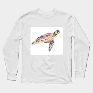 Watercolour Turtle Long Sleeve T-Shirt